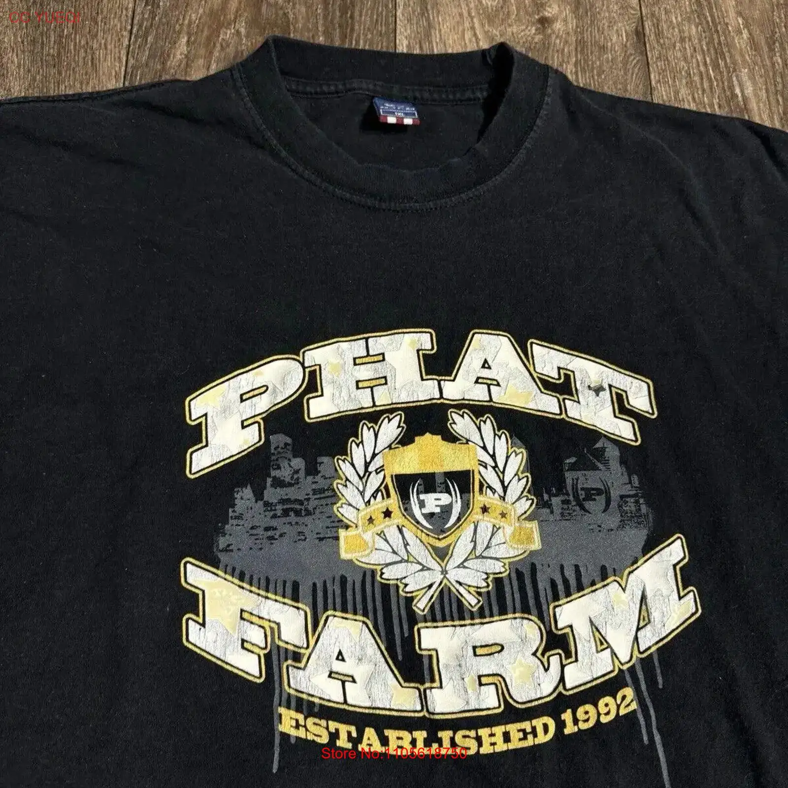 Urban Farming Usa - Camiseta Vintage Y2K Phat Farm Hip