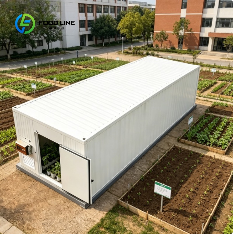 Urban Farming Hydroponic System - Sistema de Cultivo Vertical em Contêiner