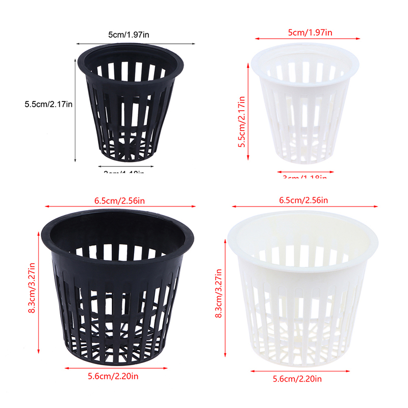 △   10 Peças de Vasos de Plást - Net Pot 3 Inch avaliação e preço