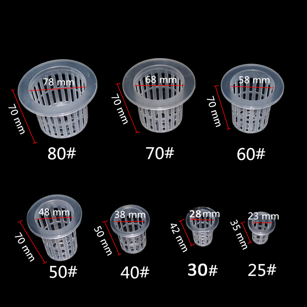 10 pçs copos de malha hidropôn - Net Pot 3 Inch avaliação e preço