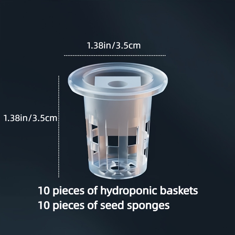 Conjunto de 10 Cestos Hidropôn - Net Pot 3 Inch avaliação e preço