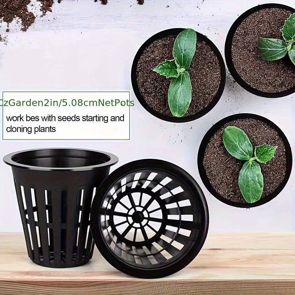 24/48 Peças Vasos de Rede de M - Net Pot 3 Inch avaliação e preço